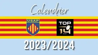 Miniature : Calendrier USAP 2023/2024