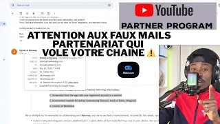 Miniature : Nouveau Programme Partenaire YouTube: ⚠️ Attention aux faux partenariats - Chaine PIRATÉE