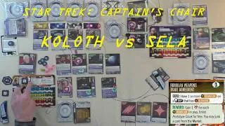 Miniature : [FR] STAR TREK - CAPTAIN'S CHAIR - Koloth VS Sela