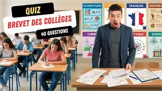 Miniature : Aurais tu ton brevet des collèges si tu le passais en 2025 ? Teste ta culture générale !