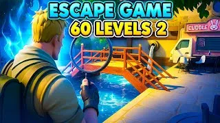 Miniature : Gameplay est solution Escape Game 60 Levels 2 ( 1689-2665-5228 )