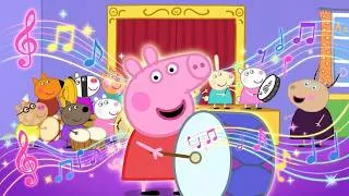 Miniature : Peppa Pig 🐽 La joyeuse classe de musique ! 🪇🎹 Ding, bam, boum ! ✨ Dessins animés