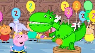 Miniature : Peppa Pig 🐽 La fête surprise des dinosaures ! 🎉🦕 Ouaah, quelle joie ! ✨ Dessins animés