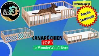 Miniature : Meilleur Canapé Lit pour Grand Chien ? 🐶 WonderWoof Bois Hêtre Test & Avis !