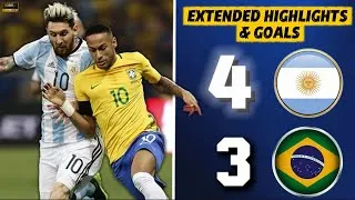 Miniature : Quand Neymar Affrontait MESSI PRIME | Brésil vs Argentine 4-3 | Highlights & Buts.