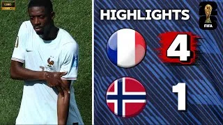 Miniature : France vs Norvège 4-1 | Triplé d’Ousmane Dembélé 🔥 | Coupe du monde 2026 | Résumé et Buts.