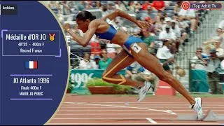 Miniature : MARIE-JOSÉ PEREC Médaille d'OR  🥇 JO1996 Atlanta  Record France 48"25  & Record des JO MAGIQUE !!