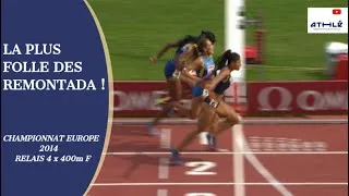 Miniature : La remontada la plus FOLLLE !  - Floria Gueï  - France 4x400m Femmes - Championnat Europe 2014 Athlé