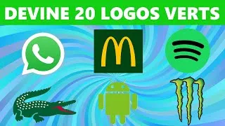 Miniature : DEVINE 20 LOGOS VERTS🟢🤔 - QUIZ LOGOS ✅