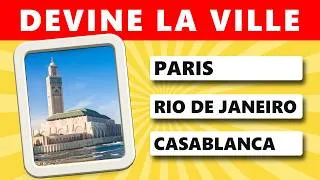 Miniature : QUIZ DEVINE LA VILLE EN 3 IMAGES 🏙️ 🌍✅