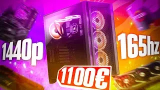 Miniature : Un PC GAMER à 1100€ pour jouer en 1440p à 165hz - FRENCH DAYS 2023