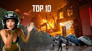 Miniature : “Top 10 des catastrophes naturelles récentes qui ont choqué le monde 🌍 (2023–2025)”