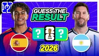 Miniature : GUESS THE RESULT OF FIFA WORLD CUP 2026 | FOOTBALL QUIZ 2026