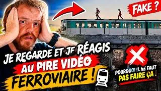 Miniature : FAKE ou DANGEREUX ? Je Réagis aux Pires Vidéos de Trains !