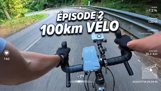 Miniature : Road to Triathlon : Épisode 2, Le Mur des 100km (La séance BRICK qui pique !)