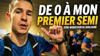 Miniature : DE 0 À MON PREMIER SEMI-MARATHON ! (Vlog Boulogne + Préparation)