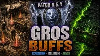 Miniature : POE 2 0.5.3 : GGG buff Expedition, Delirium et Abyss