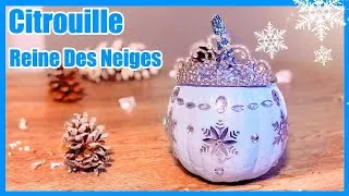 Miniature : La citrouille Reine des neiges - Décorer un citrouille princesse pour Halloween !