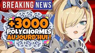 Miniature : +3000 polychromes a obtenir aujourd'hui! La 3.0 de zenless zone zero est folle!