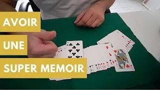 Miniature : AVOIR UNE MEMOIR EXTRAORDINAIRE AVEC CE TOUR DE CARTES EXPLIQUE, IMPROMPTU, FACILE SANS PREPARATION