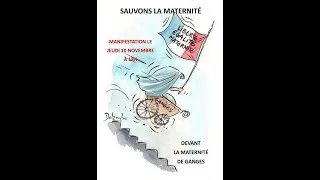 Miniature : conférence de presse contre la fermeture de la maternité de Ganges