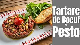 Miniature : Tartare de Bœuf au Pesto 🥩 Une Recette Fraîche et Incroyablement Gourmande !