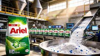 Miniature : Comment c’est fait : La lessive en poudre — fabrication industrielle dans les méga-usines 🧼🏭