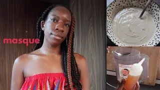 Miniature : Masque capillaire maison naturel pour cheveux crépus 4c et ultra sec #masquecheveux #poussecheveux