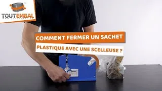 Miniature : Comment fermer un sachet plastique avec une scelleuse ?