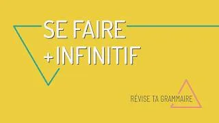 Miniature : La structure passive "se faire + infinitif" en français.