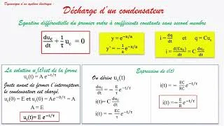 Miniature : Décharge d'un condensateur