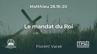 Miniature : F. Varak | Le mandat du Roi (Matthieu 28.16-20)