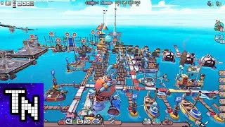 Miniature : Flotsam FR 1.0 ! – Découverte : Construire une ville flottante sur un océan de déchets
