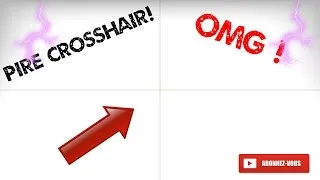 Miniature : JOUER AVEC LE PIRE CROSSHAIR CSGO !!