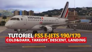 Miniature : FSS E-JETS : TUTORIEL COMPLET DU COLD & DARK À L'ATTERRISSAGE | MSFS 2024