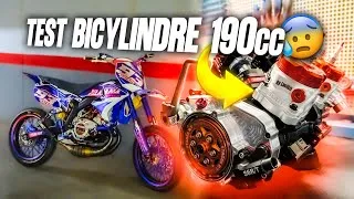 Miniature : J'ESSAYE UNE 50cc EN BI CYLINDRE ( c'est idiot ! ) 😱
