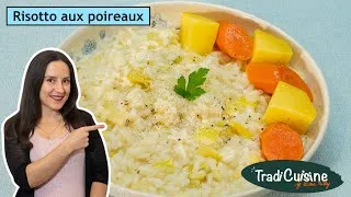 Miniature : RISOTTO AUX POIREAUX (Recette Italienne) - Avec bouillon de légume fait maison, facile et rapide !