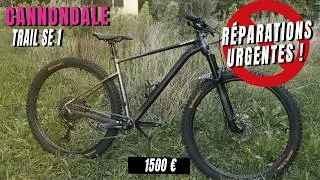 Miniature : CANNONDALE TRAIL SE 2021 : Réparation du vélo de randonnée d'un pote ! (Restauration VTT)