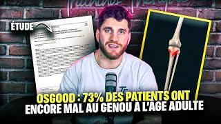 Miniature : OSGOOD : 73% des patients ont encore MAL au GENOU à l’âge adulte (explications)