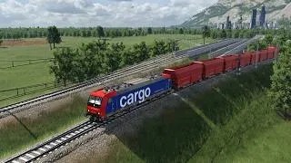 Miniature : Transport Fever 2 : Un réseau de voies Uniques spécialement pour du Fret ! Episode 160