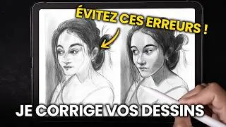 Miniature : J'ai CORRIGÉ le portrait d'une élève ✍🏻 Vous faites les mêmes erreurs !