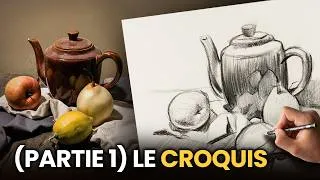 Miniature : On dessine une nature morte en 12 minutes : partie 1 (Dans l'Atelier #1)