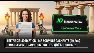 Miniature : #Transition pro IDF Île de France PTP Idf Dossier 2026. LA Lettre de Motivation = financement au Top