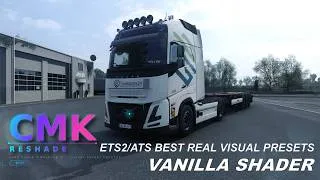 Miniature : [ ETS 2 ] 🔹CMK RESHADE VANILLA PRESET ( FIN DE JOURNEE )🔹