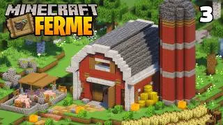 Miniature : J'ai Construit la MEILLEURE Grange pour mes Animaux en Survie sur Minecraft Hardcore