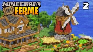 Miniature : J'ai Construit un MAGNIFIQUE Moulin en Survie sur Minecraft Hardcore