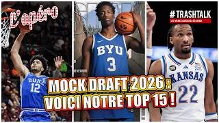 Miniature : NBA Mock Draft 2026 : on annonce nos picks 1 à 15 !