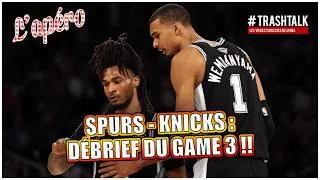 Miniature : Spurs - Knicks : débrief du Game 3, la série n'est pas finie !