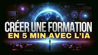 Miniature : Comment Créer une Formation en Moins de 5 min avec l'IA - Tuto complet
