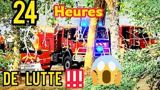 Miniature : 🚒Juste à côté de nous ....24 heures de COMBAT des sapeurs-pompiers !!!😱#vlog#camping-car#vanelife